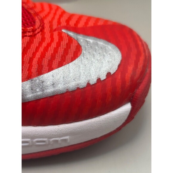 Nike Zoom Clear Out Mens Red White Basketball Sneaker Shoes Size 9.5 - Picture 6 of 12